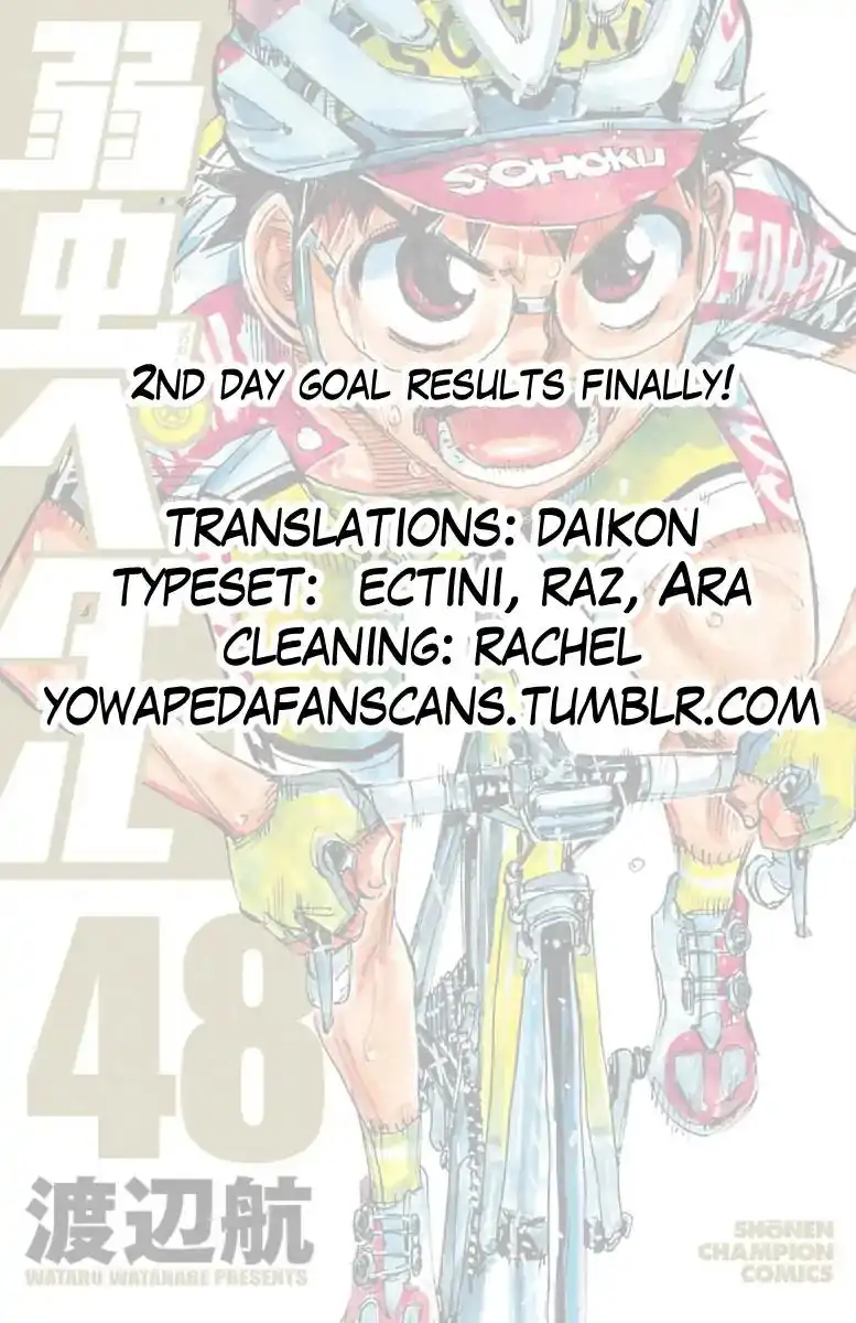 Yowamushi Pedal Chapter 414 18